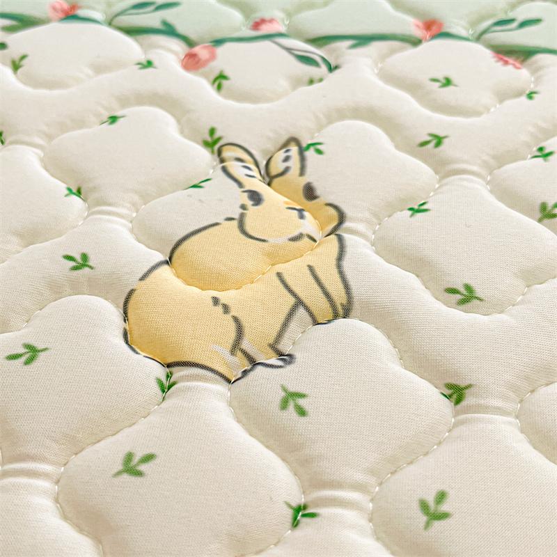 New Washable Summer Cool Memory Form Mattress Cover Cartoon Style Bed Cover Fitted Sheet 120/150/180cm Single/full Size