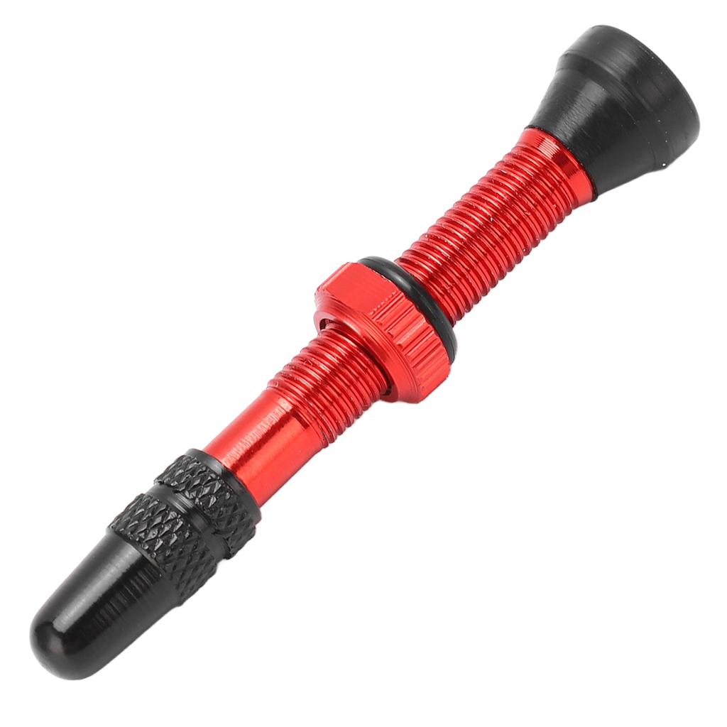 Tubeless Valve Stems Anodized Aluminum Alloy Vacuum Extension 40MM for Presta Valve for Road Bikes