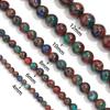 Natural Stone Beads Multicolor Golden Color Stone Round Loose Spacer Bead For Jewelry Making DIY Necklace Bracelet 4/6/8/10/12mm