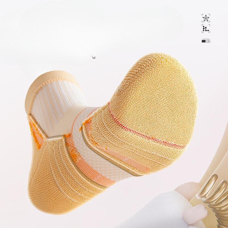 Women's Mid-calf Badminton Socks for Spring and Summer, Professional Running Sports Socks, Thickened Towel Bottom for Anti-slip