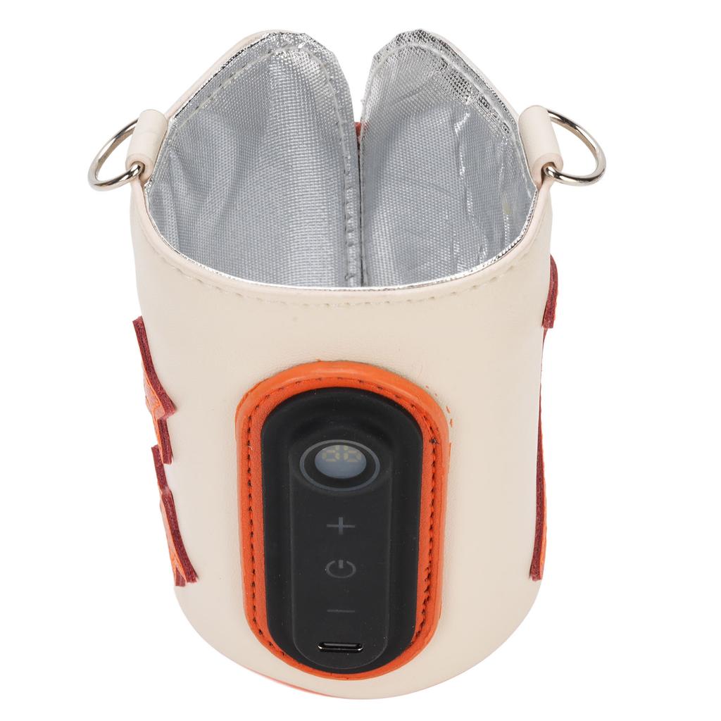 Milk Bottle Insulation Cover Stable Constant Warming Portable 10W USB Warmer Bottle Cover with Digit