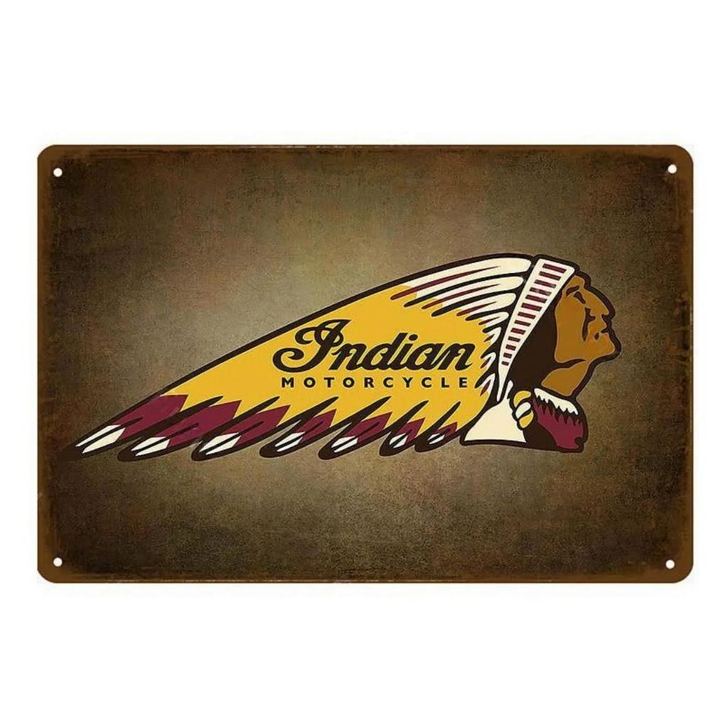 Metal Tin Signs American Motorcycles Wall Decoration Plaque Vintage Poster Iron Painting for Man Cave Home Cafe Garden Club Bar