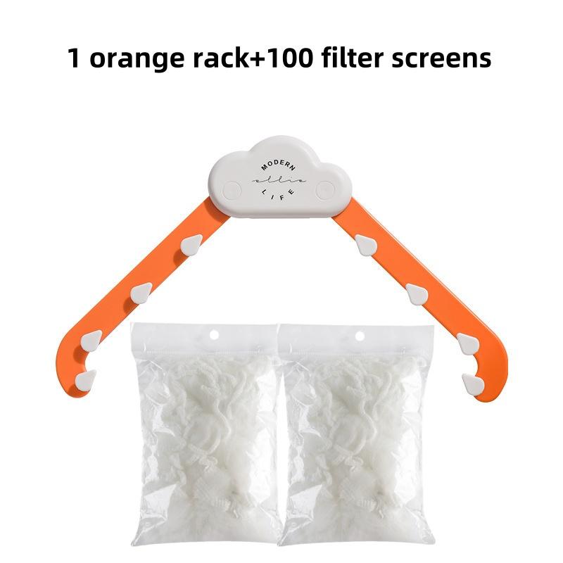 50/100 Stück Sets NEU Spülbeckenablaufgestell Küchenspüle Müllfiltersieb Spüle Einweg-Filterbeutel Auslaufsicher Waschmaschenfilter