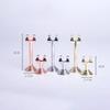 U Shape Name Card Display Stand Stainless Steel Picture Clips Name Card Holder  Table Accessories