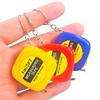 Compact 1 Meter Mini Tape Measure Keychain Portable Dual-Scale Measuring Tool DIY Crafts Home Office