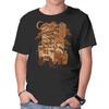 Unisex Crew Neck T-Shirt Coffee Vending Machine Graphic Short Sleeve Casual Tee