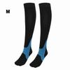 Outdoor Sports Gradient Function Compression Stockings Socks Calf Sleeve for Cycling Marathon RunningDark Green X