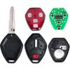 Head Key Fob Keyless Entry Remote Replacement for Mitsubishi Outlander 2007-2016 for I-MeiV 2011-2014(FCC:OUCG8D-625M-A P/N:6370A148) 3 Buttons