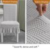 Chair Protector Thickened Chair Cover Washable Elastic Stool Slipcover Removable Anti-dirty Seat Cover Home Decor