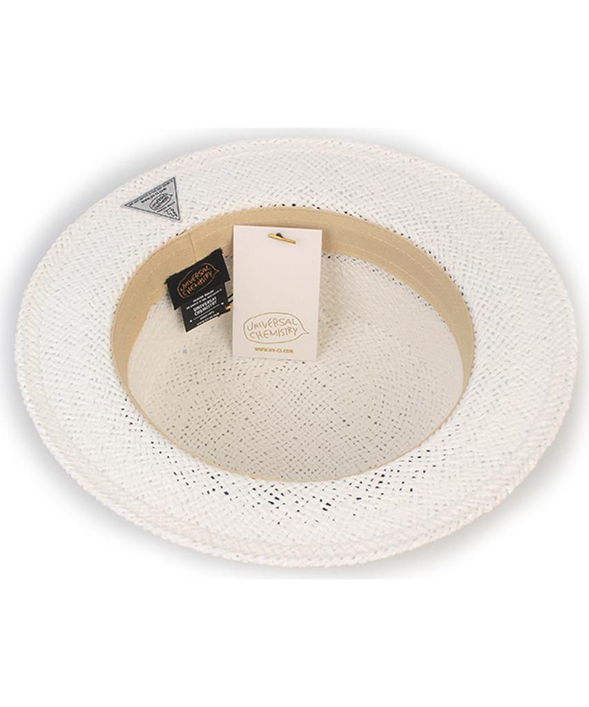 NEIB Line White Short Panama Hat