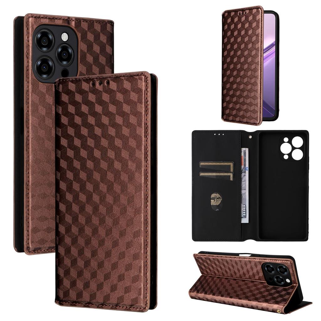 Leder-Flip-Cover für Doogee Note 58/Note 58 Pro, PU-Telefonhülle, Rundumschutz, stoßfest mit [RFID-Blockierung]