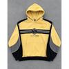 Unisex Hooded Sweatshirt With Patchwork Print Design Loose Fit Streetwear Teens Adults