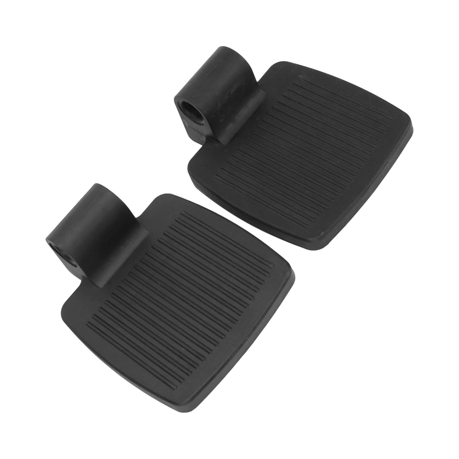 

2pcs Wheelchair Footrests Professional Plastic Replacement Wheelchair Footplate Pedal Accessory 5