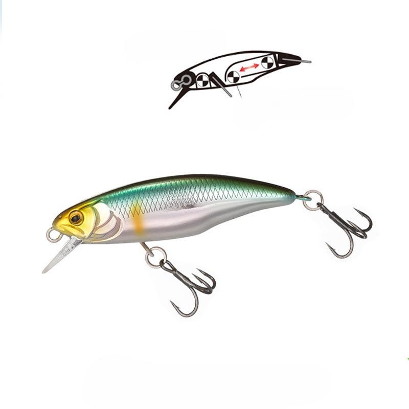 Giappone Modello Caldo Minnow Affondante Esche da Pesca 52mm Jerkbait Spigola Luccio Carkbait Wobblers Swimbait Esche Dure Professionali Accessori da Pesca Esca Spigola