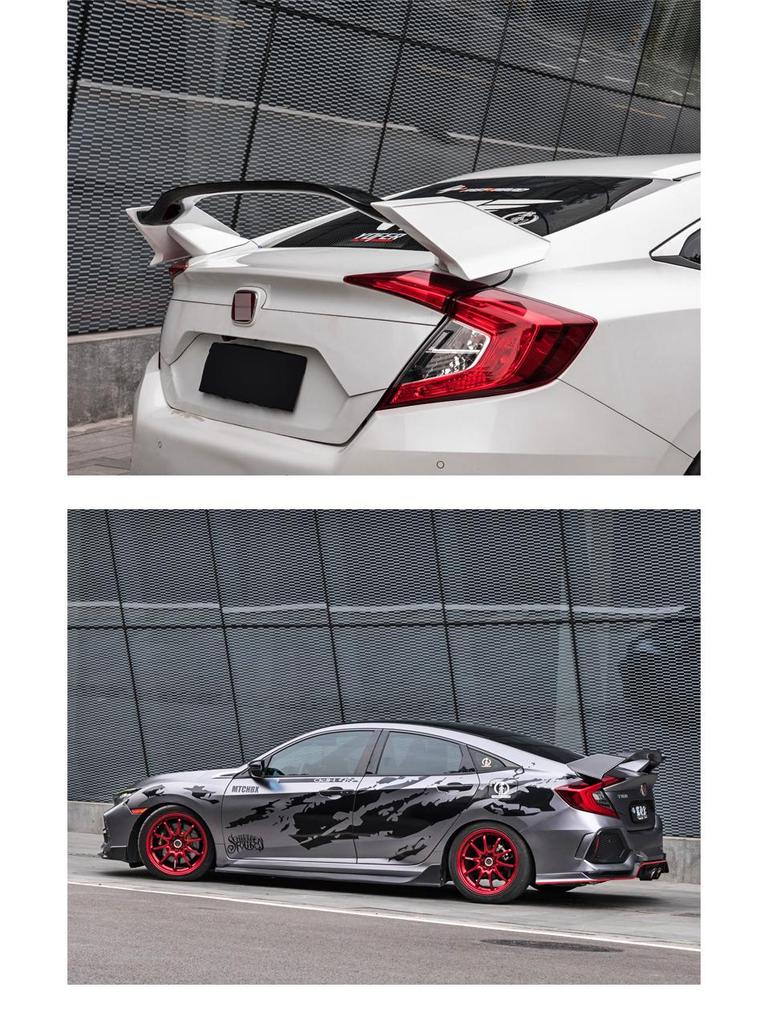 16-19 Generation Civic Type-R Rear Spoiler & Wind Deflector Roof Kit