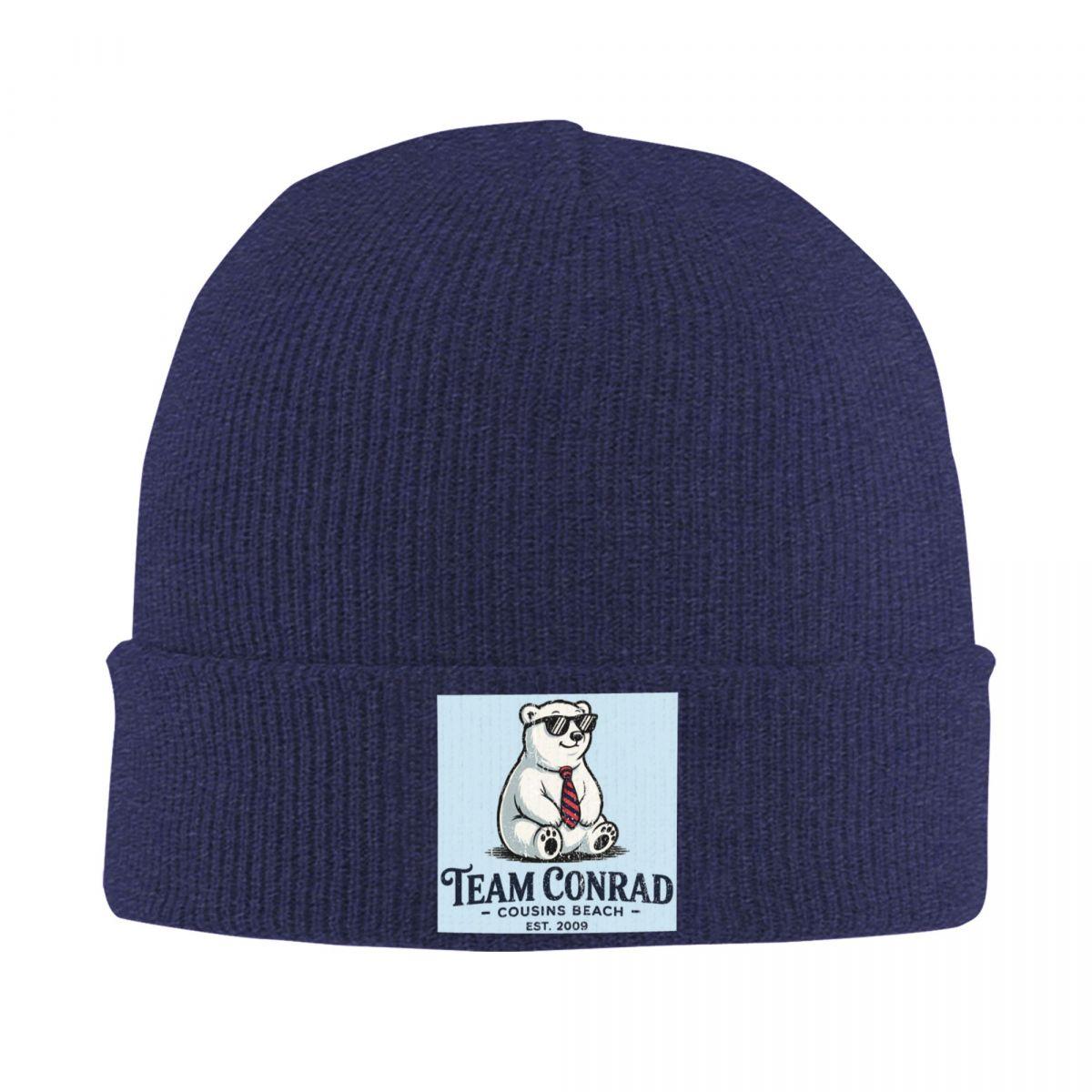 

Team Conrad Junior Mint Bear Warm Knitted Cap Winter Knit Bonnet Hat Skullies Beanies Hip Hop Caps for Unisex One Size