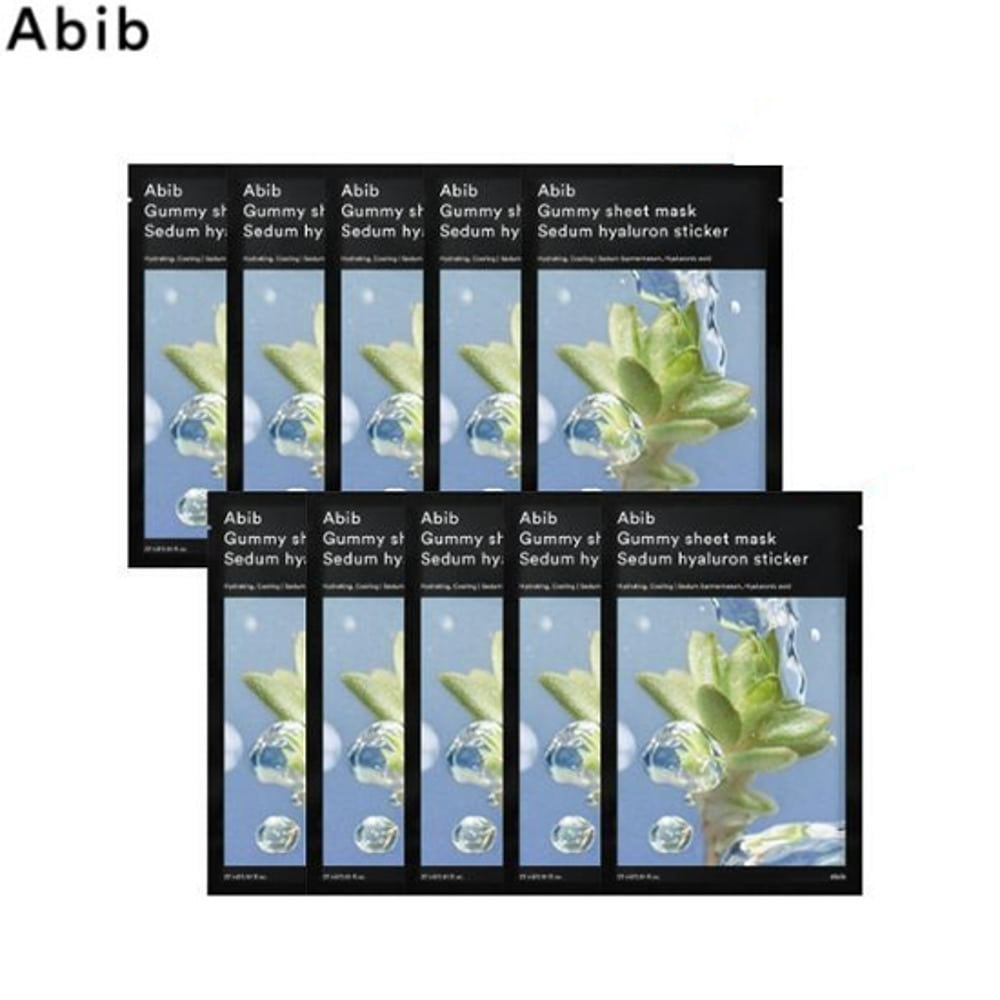 

Abib Gummy Sheet Mask Hyaluron Sticker 10 sheets 10sheets