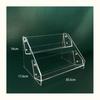3/4/5Tier Acrylic Display Stand For Lipstick Lip Glaze Eye Shadow Tray Air Cushion, Clear Makeup Storage Rack Cosmetic Organizer