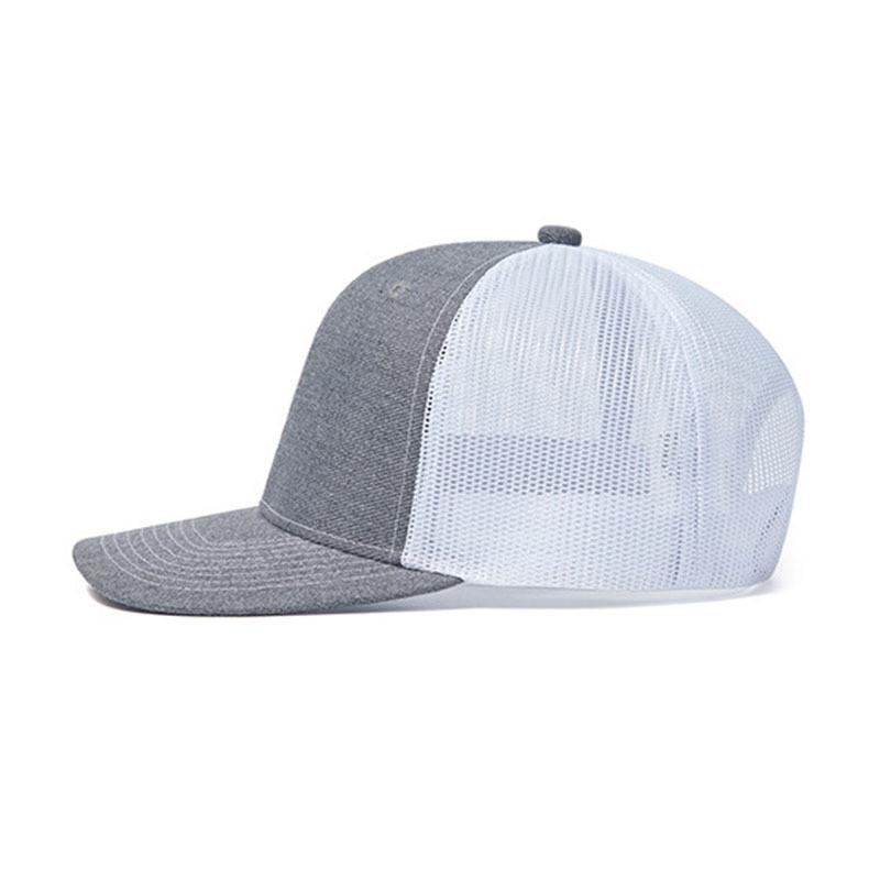 Atmungsaktive Baumwoll-Baseballkappe mit breiter Krempe für Sonnenschutz im Sommer und Freizeit