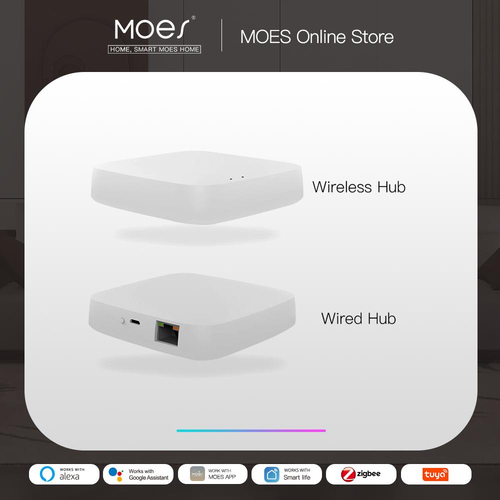 Moes Tuya ZigBee 3.0 Wireless Smart Gateway Hub Automation Control Center for Smart Products Works with Alexa Google Home
