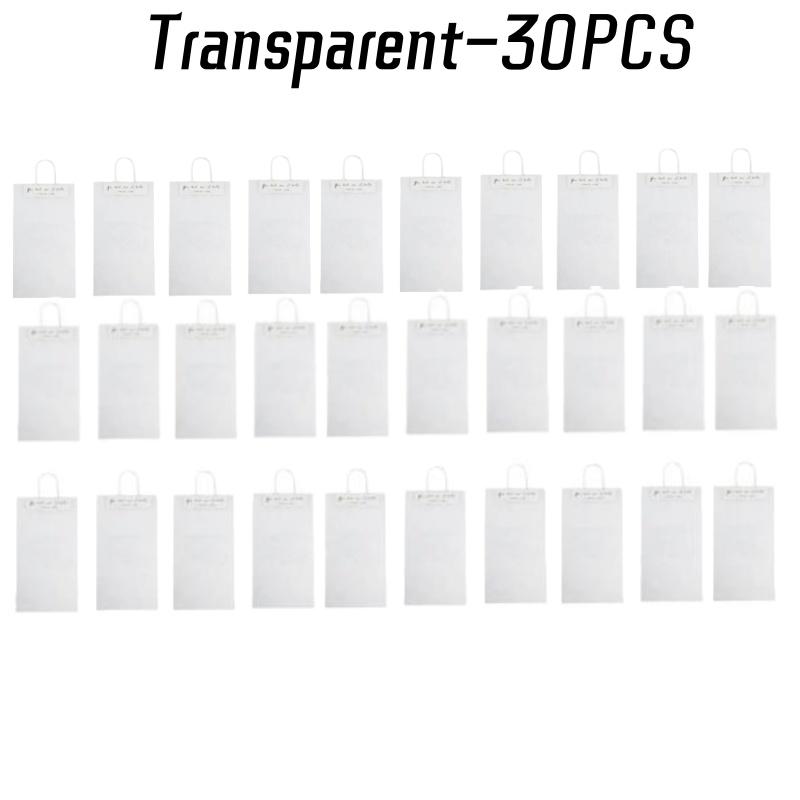 100PCS Flower Packing Box Transparent PVC Flower Bouquet Bag Florist Decoration Long Tote Party Gifts Wrapping Handbag