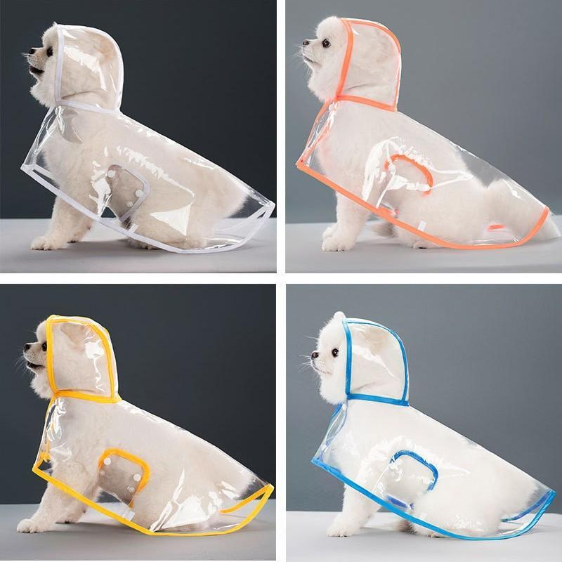 XS/4XL Impermeabile per Animali Domestici Impermeabile Trasparente per Cani Impermeabile e Antivento Abbigliamento per Animali Domestici Cane Grande Animale Domestico Cane Costume per Cane