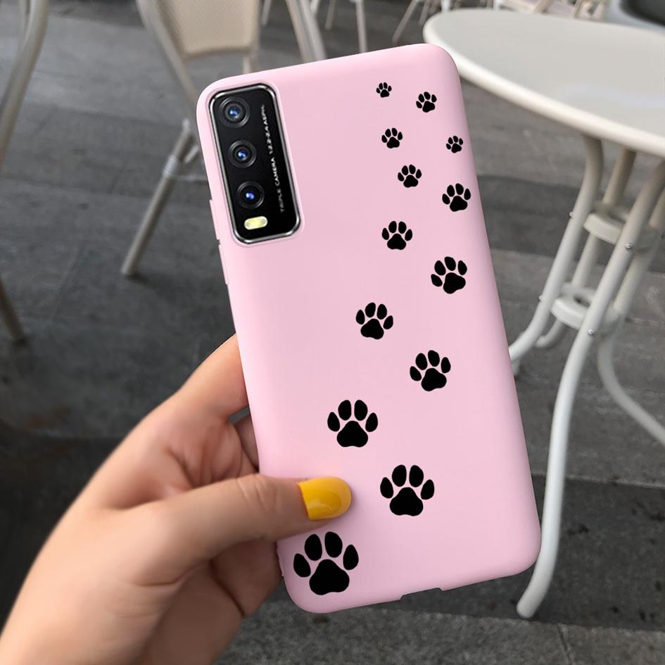 For Vivo Y20 Y20i 2021 Case Silicone Fashion Daisy Sunflower Floral Soft Phone Cover For Vivo V2029 V2027 V2032 Y 20 Y 20i Coque