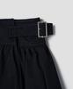 Tudment A-Line Flared Wrap Skirt_Black