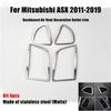 Car-styling Stainless Steel air vent decorative frame trim sticker case for Mitsubishi ASX 2011-2017,auto Accessories