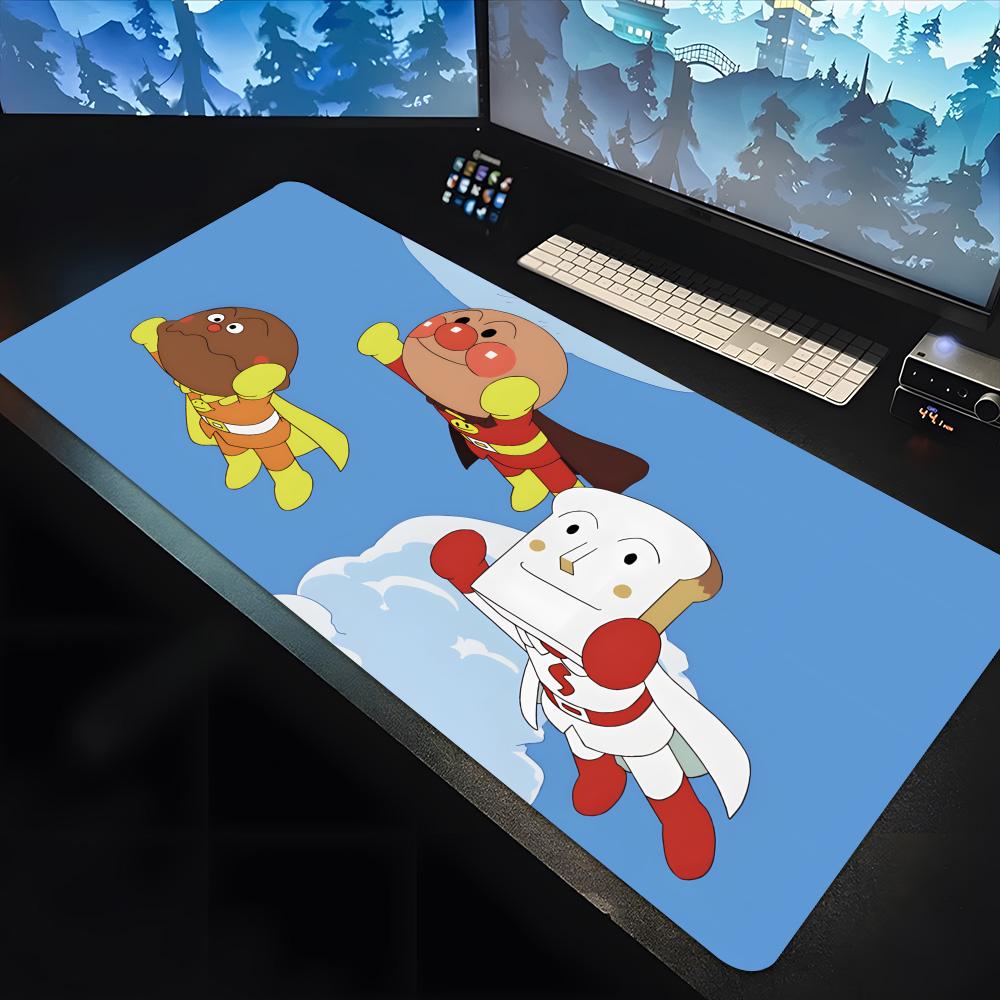 Anpanman Cartoon player Mouse Pad large keyboard mouse desk pad non-slip rubber gaming mouse pad laptop carpet 1200x600