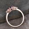 1pc Women's Exquisite Promise Ring, Luxurious Synthetic Zircon Decoration, Suitable for Daily Wear and Holiday Gift Giving