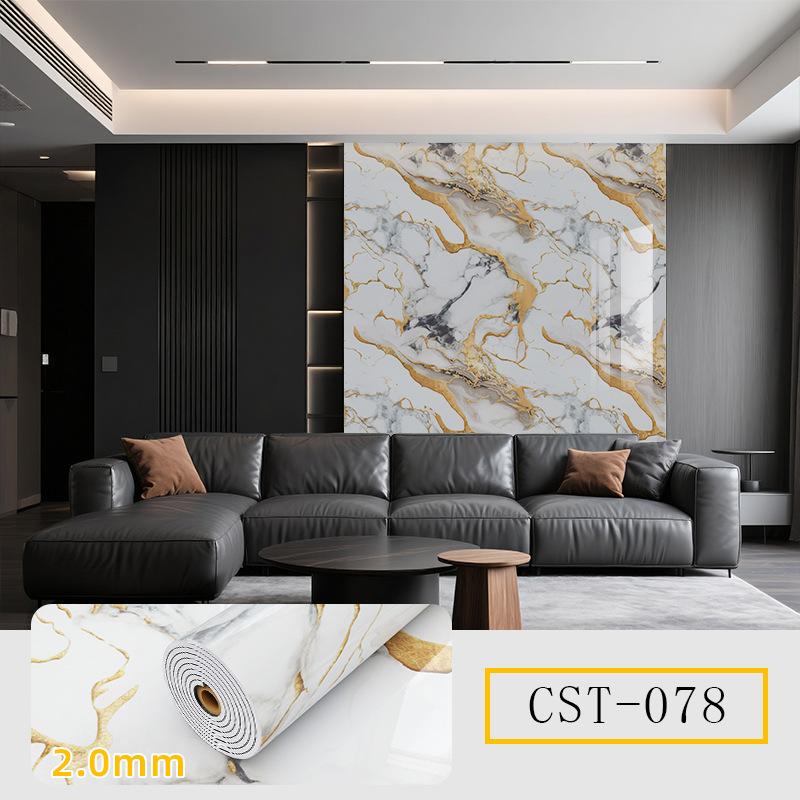 Roll-up Fliesenaufkleber Tapete Selbstklebend Wasserdichte Tapete Verdickter Marmor Verdickte Rolle Dekorative Wandaufkleber