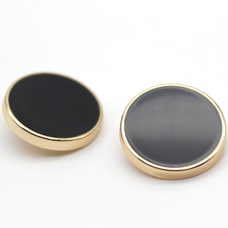 

«Esstudió Металлические пуговицы черного/белого цвета с золотой и серебряной окантовкой для шерстяных пальто и официальных костюмов»