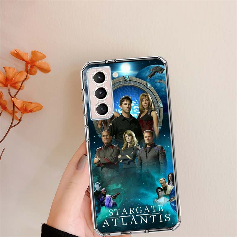 Stargate Atlantis Phone Case For Samsung S24 FE Galaxy S22 S25 Ultra S25 Edge S21 S23 FE S20 S10 Plus Cover Shell Coque Clear Si
