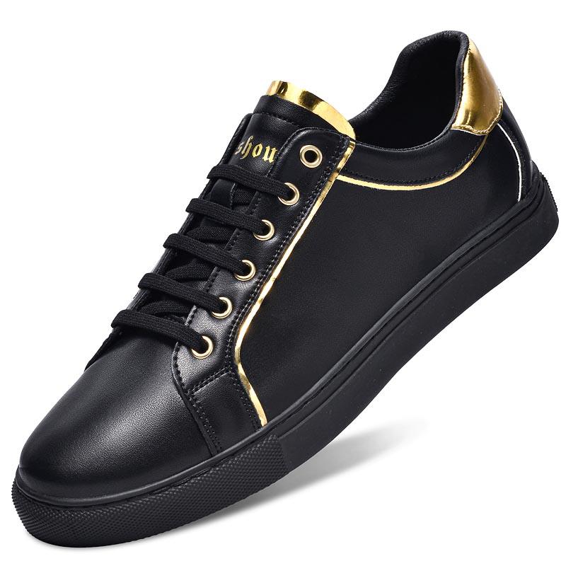 

Легкие кроссовки Дышащая обувь для ходьбы Путешествия Tenis Masculino Плоская Натуральная кожа Вулканизированная обувь Сочетание цветов Мужские кроссовки для скейтбординга 47 чёрный