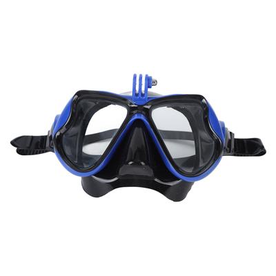 Okulary do pływania i snorkelingu HD Wodoodporne Przeciwmgielne Okulary do nurkowania z osłoną na nos Dla mężczyzn i kobiet Niebieskie
