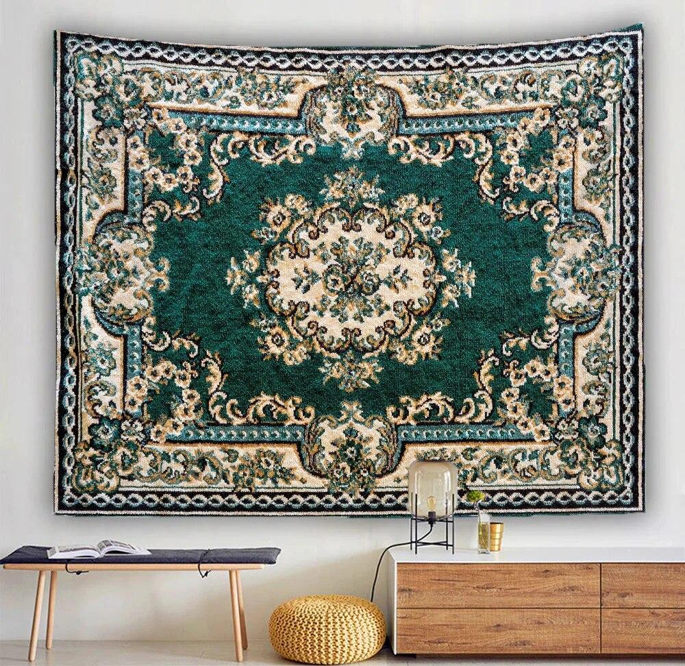 Persian Tapestry Wall Hanging Beach Blanket Mattress Psychedelic Bohemian Yoga Mat Mandala Tapestry