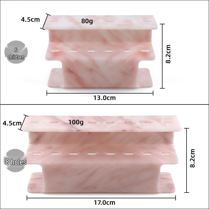 6-Slot Eyelash Tweezer Holder & Quick Bloom Extension Display Stand