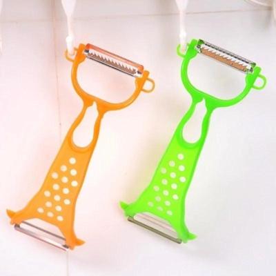 Kitchen Multi-function Stainless Steel New Grater Peeler Kitchen Vegetable Carrot Gadgets Fruit Paring Knife Double Head Wire