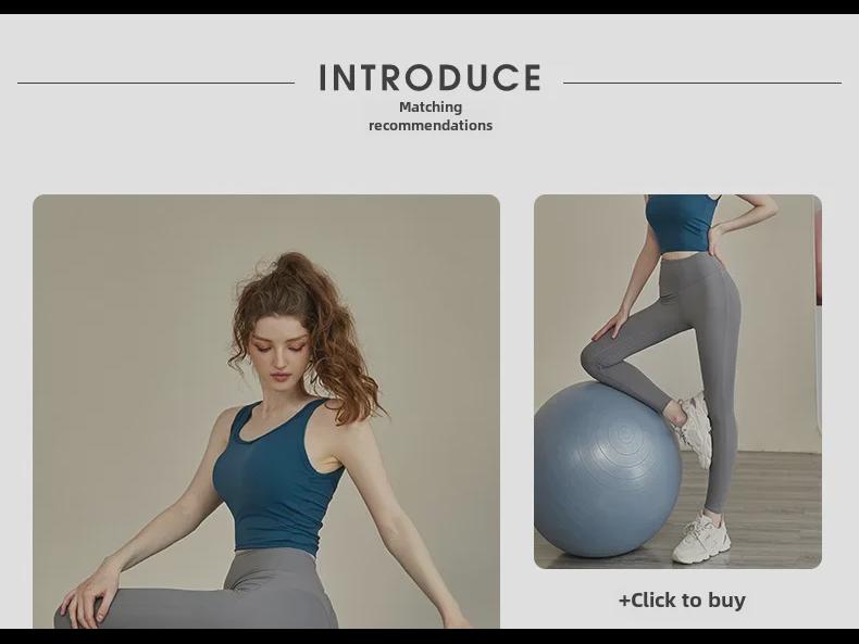 Stötsäker sport-BH för kvinnor: Vår/höstlöpning, yogaväst, vacker ryggdesign med bröstkuddar