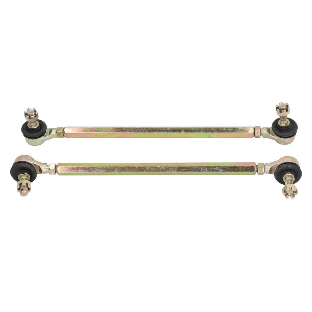 2Pcs 250mm Ball Joint Tie Rod 10mm Thread Steel Alloy for 125cc Quad Dirt Bike ATV Go Kart