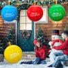 Aufblasbare Weihnachtskugel Weihnachts-Laternenkugel Dekoration Bastelspaß Outdoor Aufblasbare Dekoration Ballon Geschenk