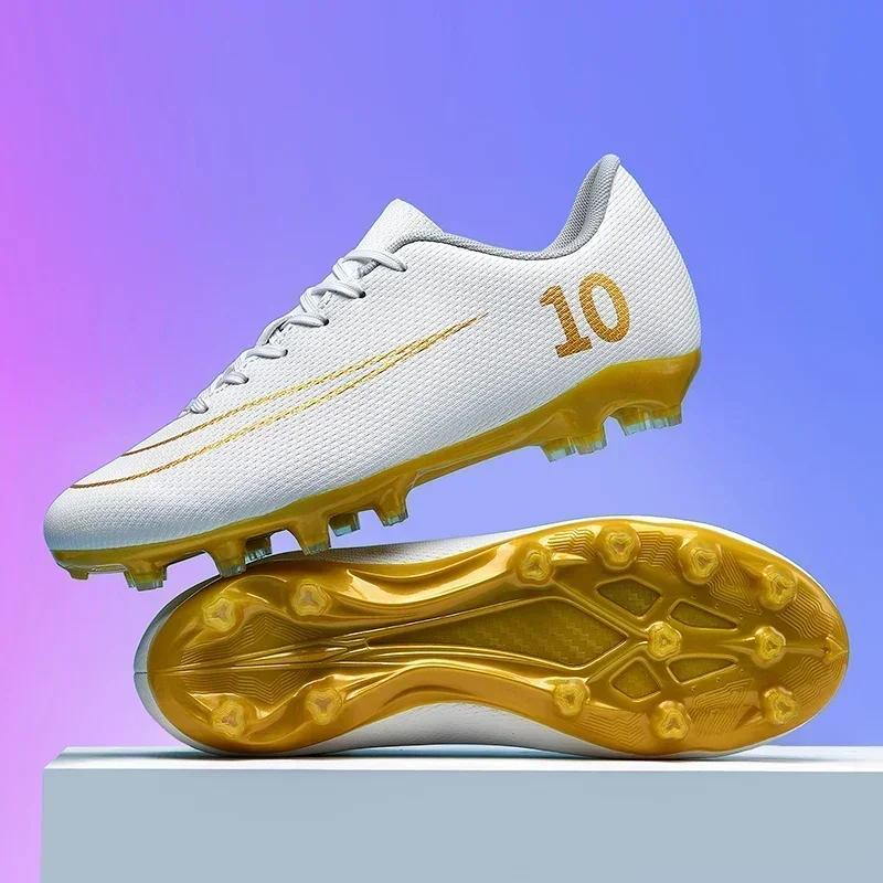 New Men Soccer Shoes Training Football Boots Ultralight TF/FG Sports Shoes Professional Outdoor Adult Kids Futsal High-quality