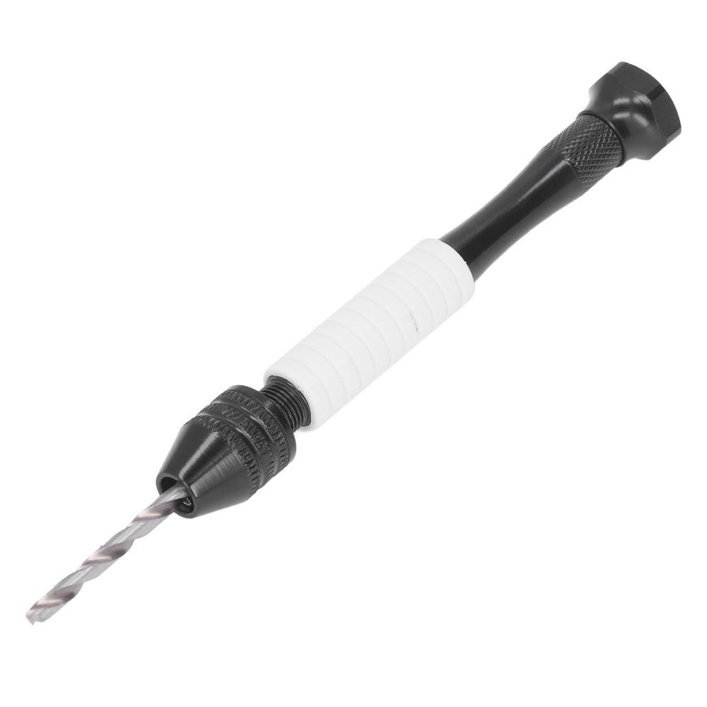 48PCS High Speed Steel Pin Vise Hand Drill HSS Micro Twist Bits Mini Hand Drill  Plastic Models