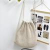 Yogodlns Fashion Women Hollow Woven Shoulder Bags Large Capacity Crochet Bag Knitting Handbags Eco Female Shopping Tote