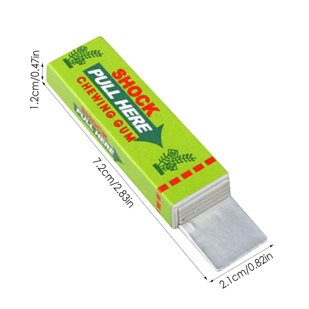 Electric Shock Chewing Gum and Magic Prank Toy for Street Jokes Easy Comedy Holiday Party Supplies Suitable for halloween Day