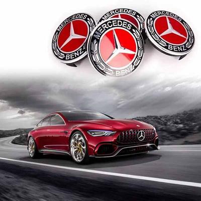 4 Stück 75mm A1714000025 Radnabendeckel für Mercedes Benz W176 W177 W204 W205 W212 W213 W206 X156 X253 W117 Autoteile