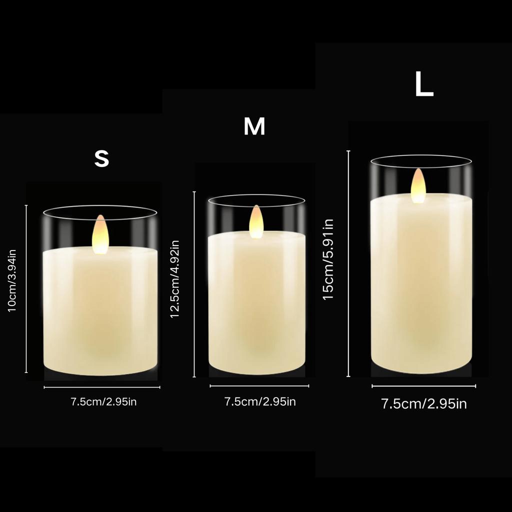 Led Flameless Electric Candle Lamp Plastic Battery Flickering Fake Tealight Candles For Wedding Valentine's Day Christmas Decor