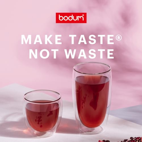BODUM PAVINA Double-Walled Glass Tumbler, 450ml, Set of 2. Features: Insulated construction, heat-resistant glass, microwave, oven, dishwasher, and fr