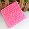 Alphabet Triangular Flag Silicone Molds Handmade for Chocolate Baking Dessert